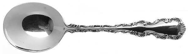 Louis XV (Sterling, 1891) Round Bowl Soup Spoon (Cream Soup)