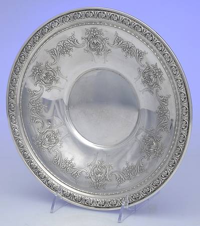 King Edward (Sterling, Hollowware) Sterling Sandwich Plate