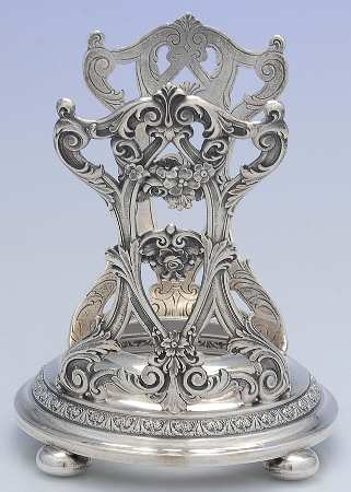 King Edward (Sterling, Hollowware) Sterling Kettle, Stand Only