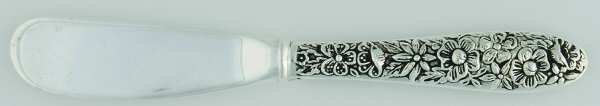 Olde Bouquet (Silverplate) Hlw Hndl Butter Spreader (Slvpt Bld)