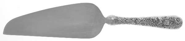 Olde Bouquet (Silverplate) Pie and Cake Server, Solid Piece