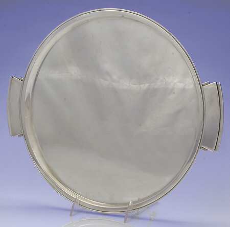 Pyramid (Sterling, 1927, Hollowware) Large Waiter Tray