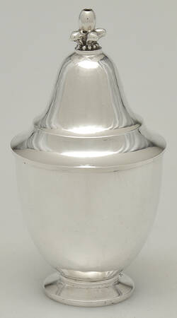 Acorn (Sterling, 1915, Hollowware) Pepper Shaker