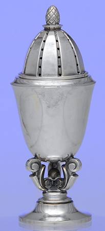 Acorn (Sterling, 1915, Hollowware) Pepper Shaker