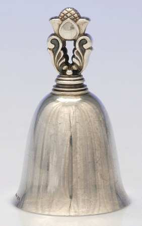 Acorn (Sterling, 1915, Hollowware) Sterling Tea Bell