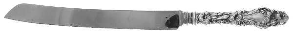 Lily (Sterling, 1991, No Monograms) Wedding Cake Knife Stainless Blade