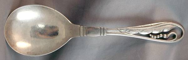 Ornamental Items (Sterling) Solid Compote Serving Spoon