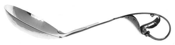 Ornamental Items (Sterling) Sauce Ladle, Solid Piece