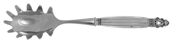 Olde Copenhagen (SILVERPLATE) Pasta Server with Silverplate Bowl
