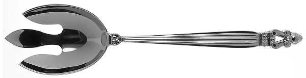 Olde Copenhagen (SILVERPLATE) Solid Salad Serving Fork