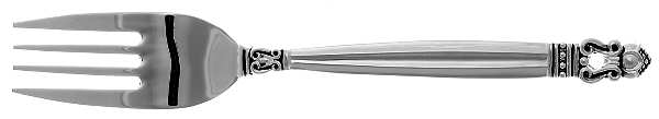 Olde Copenhagen (SILVERPLATE) Individual Salad Fork