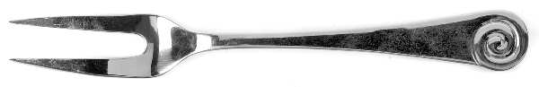 Ammonite (Stainless) Large Solid Cold Meat Serving Fork