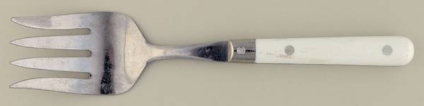 Le Prix-White (Stainless) Medium Solid Cold Meat Serving Fork