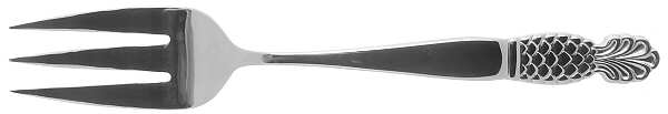 Pineapple (Stainless) Large Solid Cold Meat Serving Fork