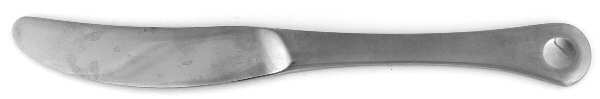Disc (Stainless) Modern Solid Knife by Ginkgo