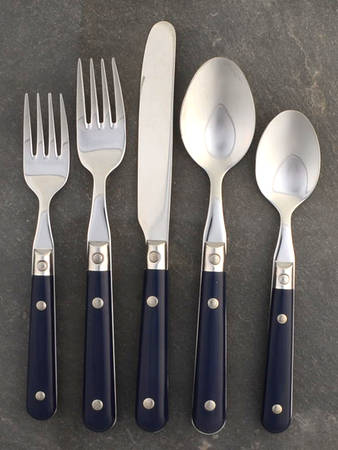 Le Prix-Navy Blue (Stainless) 5 Piece Place Setting