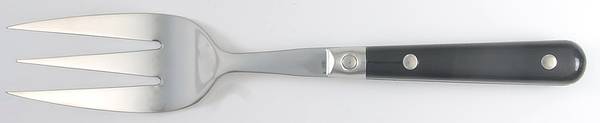 Le Prix-Black (Stainless) Medium Solid Cold Meat Serving Fork