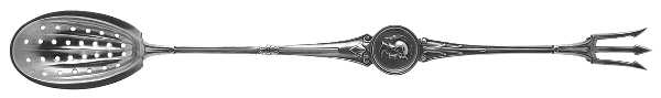 Medallion (Sterling, 1864) Combination Olive Fork/Spoon