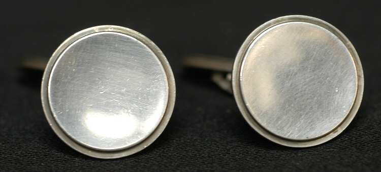Jewelry (Sterling, Holloware) Cuff Link - Set of 2