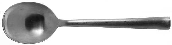 Norse-Satin (Stainless) Solid Serving Spoon by Ginkgo