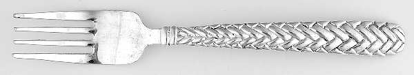 Weave (Silverplate) Individual Salad Fork