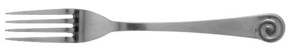 Ammonite-Satin (Stainless) Fork