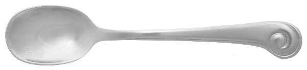 Ammonite-Satin (Stainless) Sugar Spoon