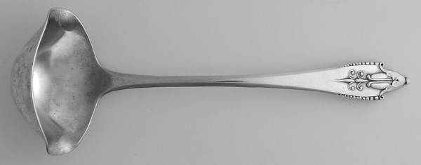 Akkeleje (Sterling, 1918) Sauce Ladle, Solid Piece