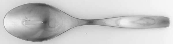 Vault (Stainless-Matte) Pierced Tablespoon (Serving Spoon)
