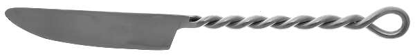 Silver Braid (Stainless) New French Solid Knife by Gourmet Settings