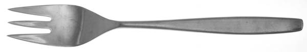 Silhouette (Stainless) Medium Solid Cold Meat Serving Fork