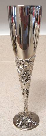 Grape (Silverplate, Hollowware) Silverplate Champagne Flute
