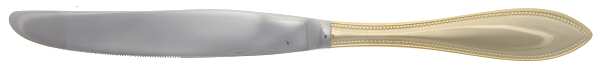 Chateau (Gold Electroplate) Modern Solid Knife by Godinger
