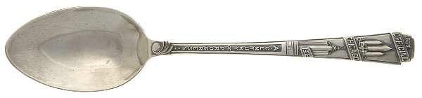 States & Cities Souvenir Spoons (Sterling) Illinois Teaspoon