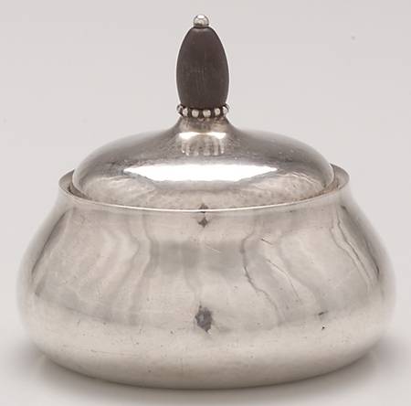 80B (Sterling, Hollowware) Mini Sugar Bowl & Lid