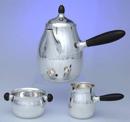 80B (Sterling, Hollowware) 3 Pc Coffee Set (SCP, SCR & SSUO)