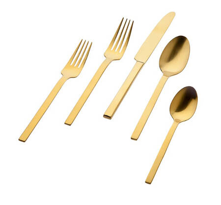 Atlas Matte (Gold Electroplate) by Godinger