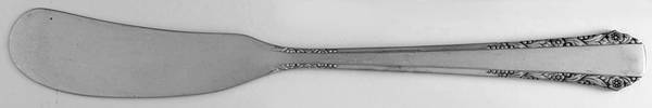 Ballad (Sterling, 1942) Flat Handle Butter Spreader