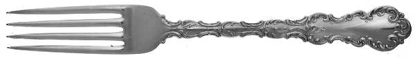 Louis (Silverplate) Fork by Haddon Plate