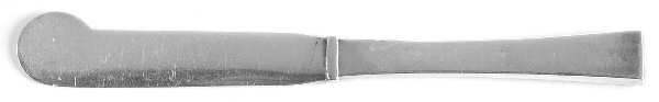Bell (Sterling) Hollow Handle Paddle Butter Spreader (Solid)