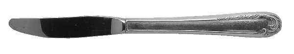 Love Song (Silverplate, 1950) Modern Hollow Grille Knife