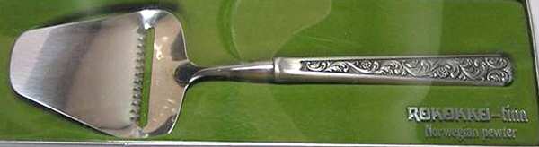 Rokokko (Pewter) Cheese Plane with Stainless Plane by Hardanger