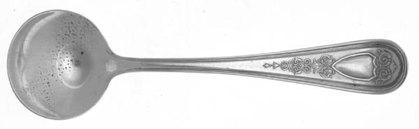 Pilgrim (Silverplate, 1911) Round Bowl Soup Spoon (Bouillon) by Hibbard, Spencer, Bart