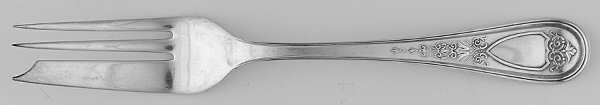 Pilgrim (Silverplate, 1911) Individual Pie Fork by Hibbard, Spencer, Bart