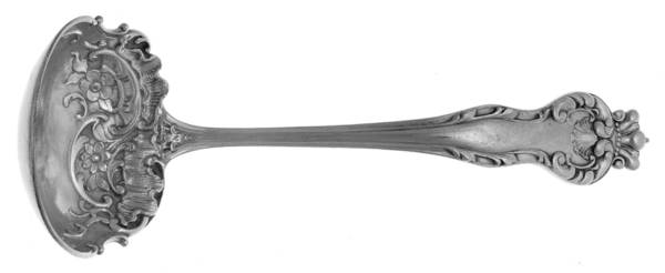 Queen (Sterling, 1893) Solid Gravy Ladle