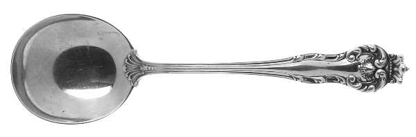 Queen (Sterling, 1893) Round Bowl Soup Spoon (Gumbo)