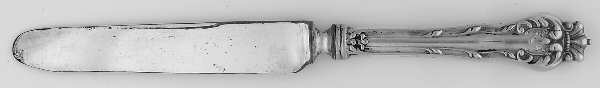 Queen (Sterling, 1893) Old French Hollow Knife with Bolster