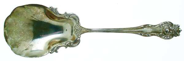 Queen (Sterling, 1893) Large Solid Berry/Casserole Spoon