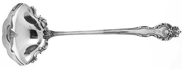 Queen (Sterling, 1893) Oyster Ladle Solid Piece