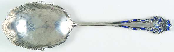 Queen (Sterling, 1893) Preserve Spoon by Howard Sterling 
